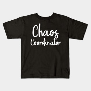 Funny Professional Chaos Coordinator Kindergarten Teacher Kids T-Shirt